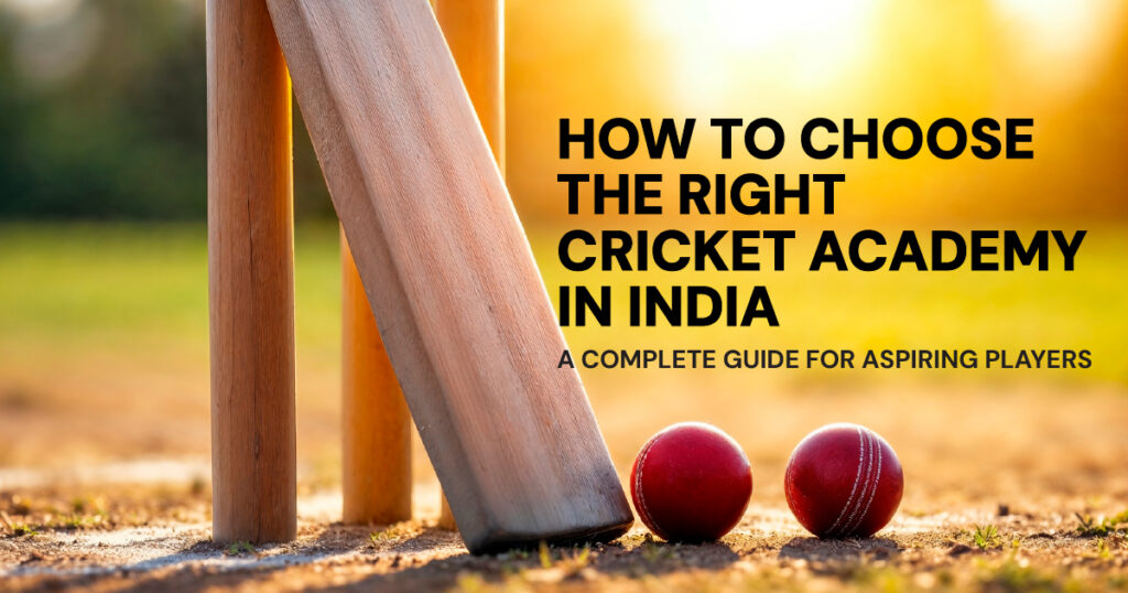 top cricket academies in india