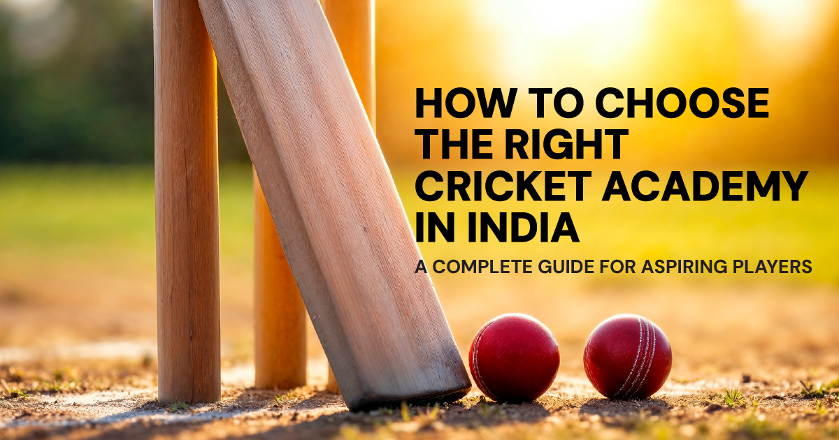 top cricket academies in india